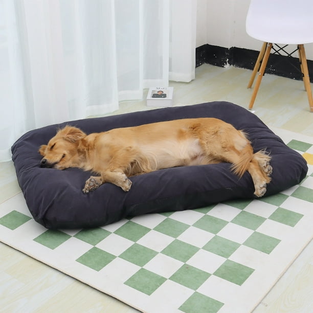Ganfancp Invierno Engrosada Cálida Perrera Extraíble Lavable Perro Esteras Perros Medianos y Grandes de Pana Mascota Perrera Antideslizante Resistentes a Las Manchas Ofertas Flash Liquidación Alfombr