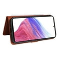 thumbnail image 4 of for Samsung Galaxy A53 5G Removable Wallet Case, Premium PU Leather Flip Cover with [RFID Blocking][ Detachable Card Holder][Stand Function][Wrist Strap] Shockproof Protectove Phone Cover,Brown, 4 of 10