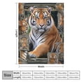 thumbnail image 4 of ONETECH Tiger Blanket Animal Throw Blankets Plush Cozy Flannel Ultra Soft Fuzzy Tiger Gifts for Girls Women Men Boy Adult Kids Adult, 4 of 6