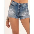 thumbnail image 3 of Jessica Simpson Women's High Rise Ginger Short, Sizes 2-16, 3 of 6