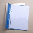 thumbnail image 4 of Unique Bargains Report Covers, 6 Pcs Plastic Clear Front File Sheet Document Presentation Binder Folder Protector, Blue, 4 of 4