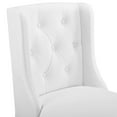 thumbnail image 6 of Modway Baronet Tufted Button Faux Leather Bar Stool in White, 6 of 7