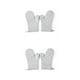 thumbnail image 1 of Advancent 1 par de guantes para horno microondas, portátiles, lavables, colgantes, resistentes al calor, protección para cocinar, guantes para Gris 2piezas, 1 of 6