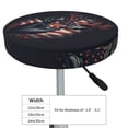 thumbnail image 2 of Modern USA Deer Head Round Bar Stool Seat Covers, Elastic Round Chair Cover Stool Seat Slipcover Bar Stool Cushions Round Pad for 12-14 inch, 2 of 5