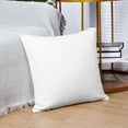 thumbnail image 2 of PiccoCasa Soft Water Repellent Throw Pillow Covers 20x20 Inch White, 2 of 7