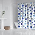 thumbnail image 2 of Pioneer Flower Floral Print Pattern Shower Curtain 72"x72", Bathroom Decorative Shower Curtain Set with 12 Hooks, Waterproof Washable, 2 of 6