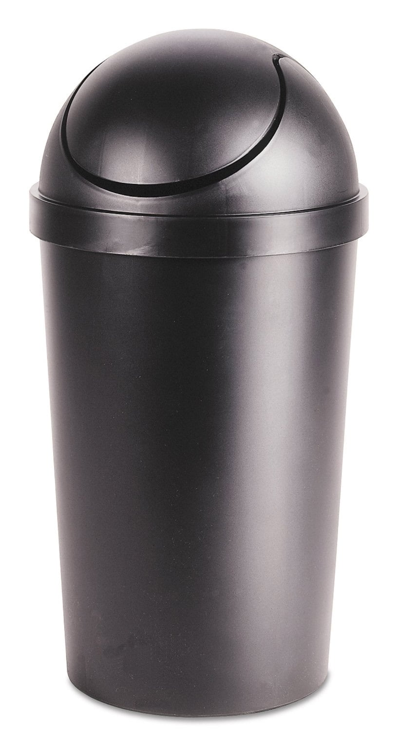 Sterilite 10 5 Gal Swing Top Wastebasket Black Inventory Sterilite 10 5 Gal Swing Top Wastebasket Black
