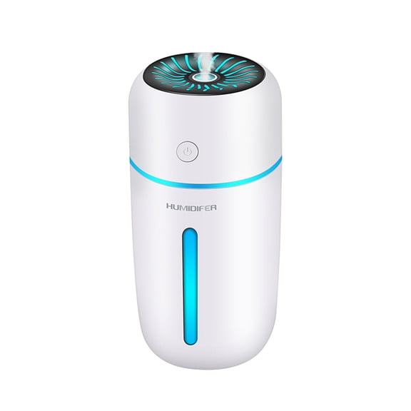 TechToyHub Car Humidifier Aromatherapy Mist Diffuser 300ml Portable USB Rechargeable Auto Essential Oil Diffuser Mini Nebulizer for Dashboard Travel Car Accessories Odor Eliminator Dry Air Relief