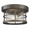 thumbnail image 2 of Zlite 555F-BK Exterior Additions 1 Light Outdoor in Black with Clear Seedy Shade, 2 of 2