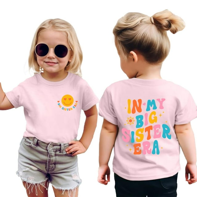 Camisa YHHR My Big Sis Era para niñas