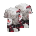 thumbnail image 3 of Daiia Christmas Snowman With Hat Mens Baseball Jersey Button Down Shirts Short Sleeve Sports Uniforms-4X-Large, 3 of 9