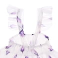 thumbnail image 4 of Conjunto de trajes de pantalones de vestir florales sin mangas de fiesta de princesa sin mangas de verano para niñas dulces para niños 6-12M Baoblaze Vestido de flores sin mangas, 4 of 8