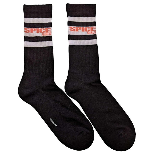 Spice Girls Chaussettes à Logo Rayé pour Adultes