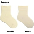 thumbnail image 4 of Toddler Crew Socks - 5 Pairs Baby Cotton Solid Socks Kids Neutral Socks for Boys Girls 0-8 Years, 4 of 5