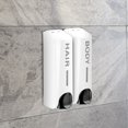 thumbnail image 4 of 350ML Shower and Lotion Dispenser Versatile for Bathroom Washroom (White a head), 4 of 6