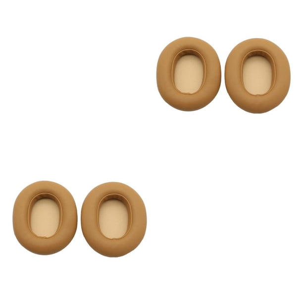 Cateissary 1 par de almohadillas para los oídos, funda protectora de cuero con cancelación de ruido, accesorios de repuesto para W830BT Caqui 2piezas