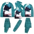 thumbnail image 2 of Christmas Matching Family Pajamas Sets Merry Christmas Print Green Tops and Pants Sleepwear 2Pcs Sets, 2 of 10
