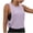 Purple, variant on Staron Women's Casual Solid Color Sports Tank Top with Side Cutouts Round Neck Sleeveless Comfy Fashion Yoga Workout Vest, Black S