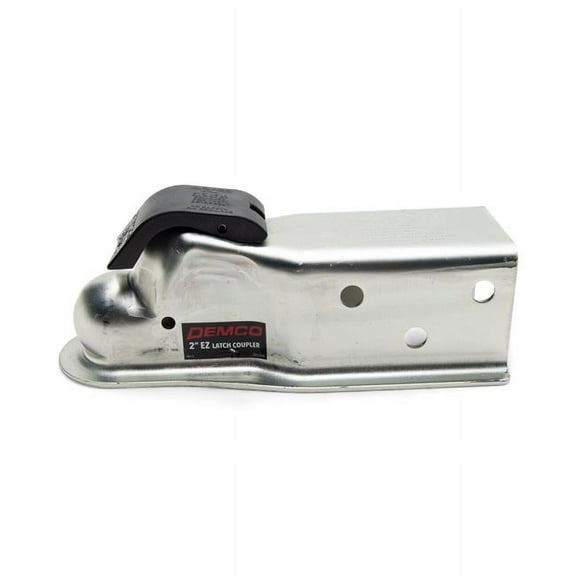 Demco 15945 7000 lbs Channel Tongue Trailer Coupler - EZ-Latch - Zinc - 2 in. Ball - Bolt On
