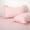 Blush/White Plaid, variant on 2 Pack Off White Ruffled Euro Shams Pillow Covers, 100% Cotton Vintage Farmhouse Bed Pillowcases, 26x26 Decorative Throw Pillow Shams