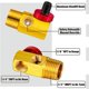 thumbnail image 5 of Kit de ReparacióN de Tanque de Aire, VáLvula de Seguridad, ManóMetro de 0-200 PSI y Kit de Ensamblaje de Manguera de Tanque de Aire de 4 Pies para Tanque de Transporte PortáTil, 5 of 7