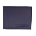thumbnail image 1 of Cartera Tommy Hilfiger para hombre, piel, pliegue fino, azul marino, 1 of 3