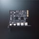 thumbnail image 4 of Divisor PCIE USB3.2 Gen2 10Gbps ASM3142 + Chip VL822 para Windows 7/10/11 Linux, 4 of 9
