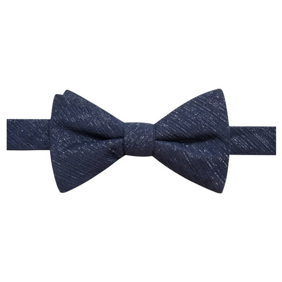 Ryan Seacrest Mens Shimmer Chiffon Self-tied Bow Tie, Blue, One Size