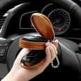 thumbnail image 2 of Hotpom Car Key Holder Bag Vintage Leather Multifunctional Double-Layer Car Key Holder & Wallet for Driving Keys, Cash, Cards Daily Use Accessory, 2 of 6