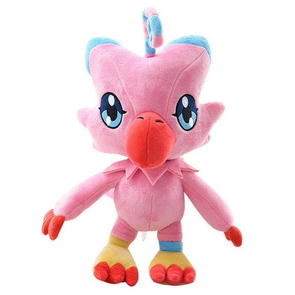 11.8-Inch Digmon Piyomon Stuffed Plush Toy, Cuddly Cartoon Collection Gift for Kids and Fans