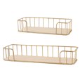 thumbnail image 3 of 2xPortable Wire Wire Metal Organizador Storage para Decoración Del Hogar Sunnimix Cesta de almacenamiento de pared, 3 of 8