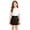 14#Black, variant on Girls Pleated Skirt High Waist Solid Tennis Skirts with Heart Embroidery School Uniform Skirts