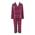 thumbnail image 1 of Set de pijama Secret Treasures Para Mujer Talla CH Color Rojo Estilo a Cuadros, 1 of 4
