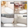 thumbnail image 5 of Alfombra de baño Chardin Home de ganchillo blanco, 100% algodón, 60 x 100 cm, 5 of 5
