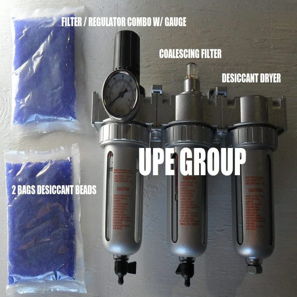 3/8" Particulate filter water trap seperator moisture Compressed Air Auto Drain 