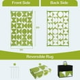 thumbnail image 6 of Moynesa Outdoor Rug for Camping Outside RV 5x8, Waterproof Plastic Straw Patio Rug, Reversible Portable Outdoor Area Rugs Green Carpet for Proch Backyard Balcony Deck, Green, 6 of 6