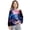 Blue, variant on SOFTCCLO Girls Sweatshirts Galaxy Space Print Comfy Pullover Hoodie Top Casual Hoodies for Girls Size 3-4Y