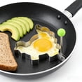 thumbnail image 2 of Cookware Set Non Stick Egg with Heat Handle Fun Shapes for Breakfast Pancakes & More Frying Pan,Saucepan,Stock Pot,Nonstick Pan,Stainless Steel Pot,Ceramic Pan,Induction Compatible Cookware,Kitchen C, 2 of 4