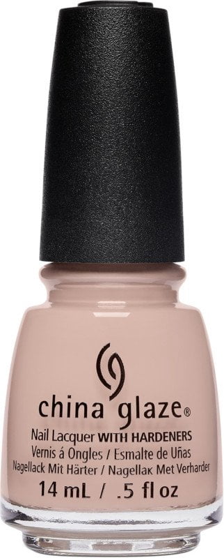 China Glaze Nail Lacquer with Hardeners - Note To Selfie (rose brown creme)