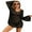 Black, variant on Womens V Neck Bell Sleeve Beach Cover-ups Mesh Swimsuit Cover Ups for Womens