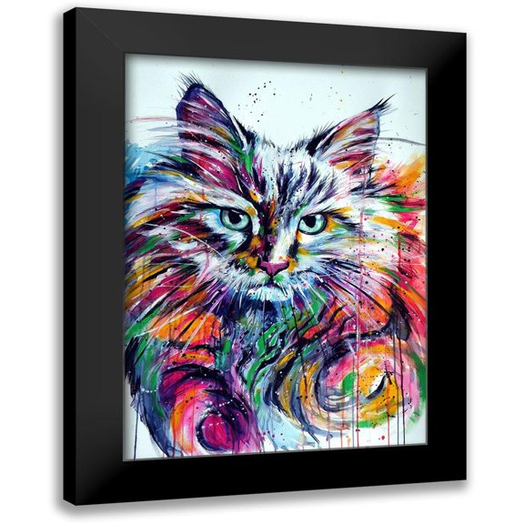 Kovacs, Anna Brigite 14x18 Black Modern Framed Museum Art Print Titled - Cat