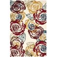 thumbnail image 2 of SAFAVIEH Soho Angelica Floral Wool Area Rug, Ivory/Multi, 8'3" x 11', 2 of 6