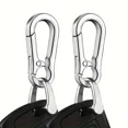thumbnail image 3 of Llaveros colgantes para la cintura, soporte de acero inoxidable, hebilla, Clip, gancho de escalada de calabaza, mosquetón fuerte para coche, 1/20 Uds., 3 of 5