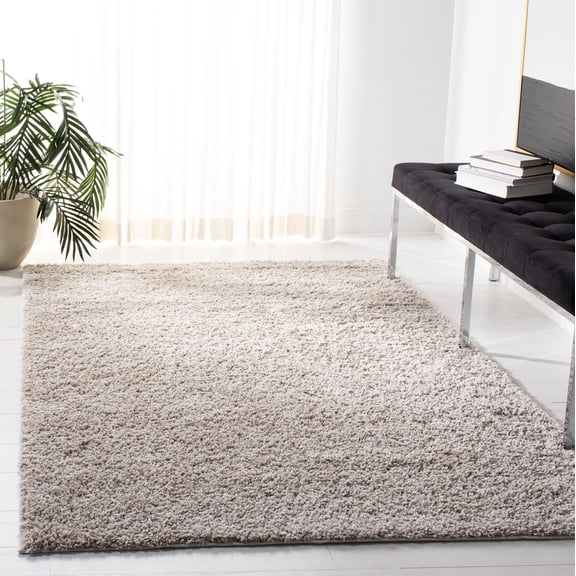 SAFAVIEH Arizona Shag Collection ASG820D Linen Rug