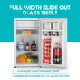 thumbnail image 4 of BLACK+DECKER BCRK32W Compact Refrigerator & Mini Fridge with Freezer, 3.2 cu. ft., White, 4 of 7
