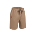 thumbnail image 2 of Lmnyox Mens Casual Shorts Loose Plain Elastic Waist Cotton Linen Shorts Vintage Summer Beach Shorts with Pocket, 2 of 6