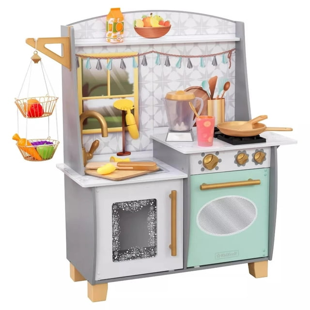 KidKraft Smoothie Fun Cocina de Juguete de Madera con 22 Accesorios