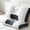 White, variant on 1pair Neck Pillow for Neck and Shoulder Pain, Ergonomic Neck Support Pillow,Ultra-Soft Nuzzle Pillows, 3D Knitted Cotton Massage Neck Pillows, , Bed Pillow for Side Back Stomach Sleeper
