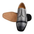 thumbnail image 3 of LIBERTYZENO Men Oxford Style Adult Dress Shoes Gray 9.5, 3 of 7