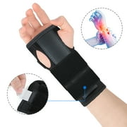Wrist Brace with Removable Metal Wrist Splint for Carpal Tunnel Night Support,Right & Left Hand,S